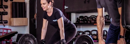 woman hold weight